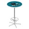 Holland Bar Stool Co 42" Chrome San Jose Sharks Pub Table L216C4228SJShar - alternate 1